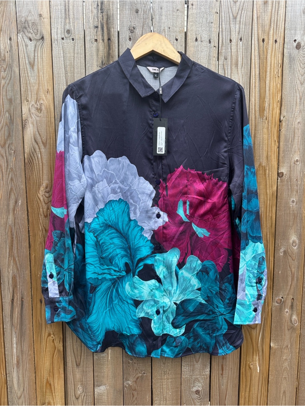 The kit Floral Button-Front Blouse